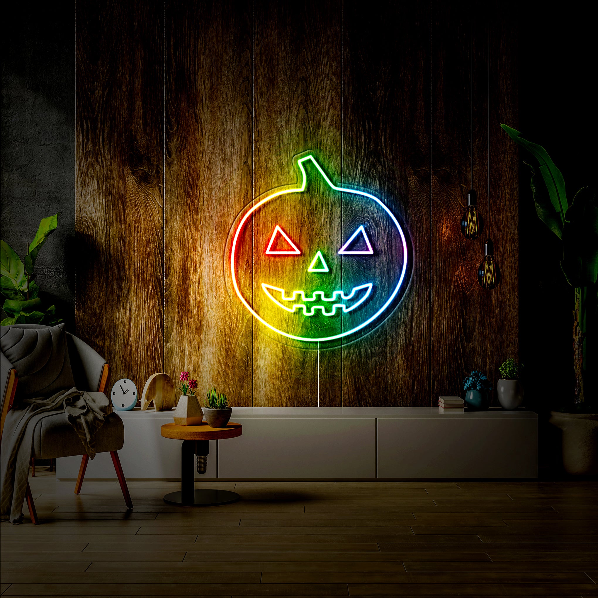 'Halloween pumpkin' LED Neon Sign
