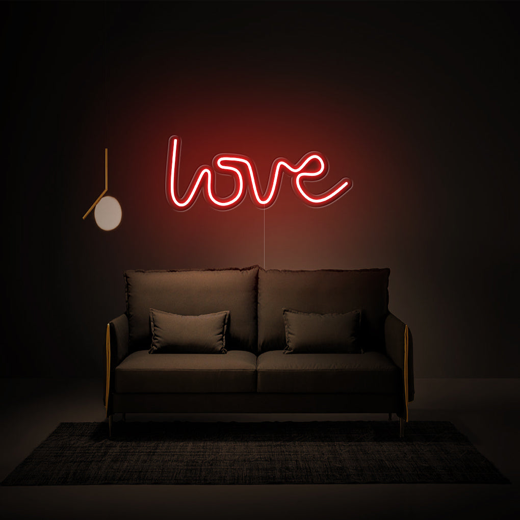 'Love' LED Neon Sign