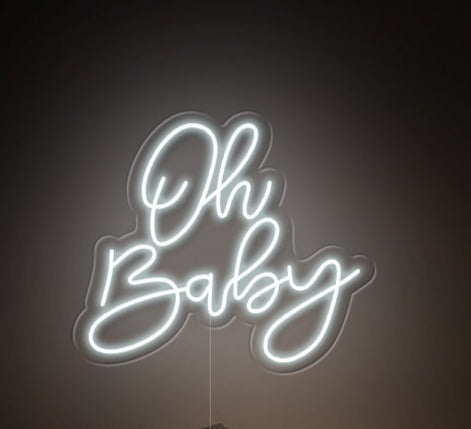 'Oh Baby' LED Neon Sign