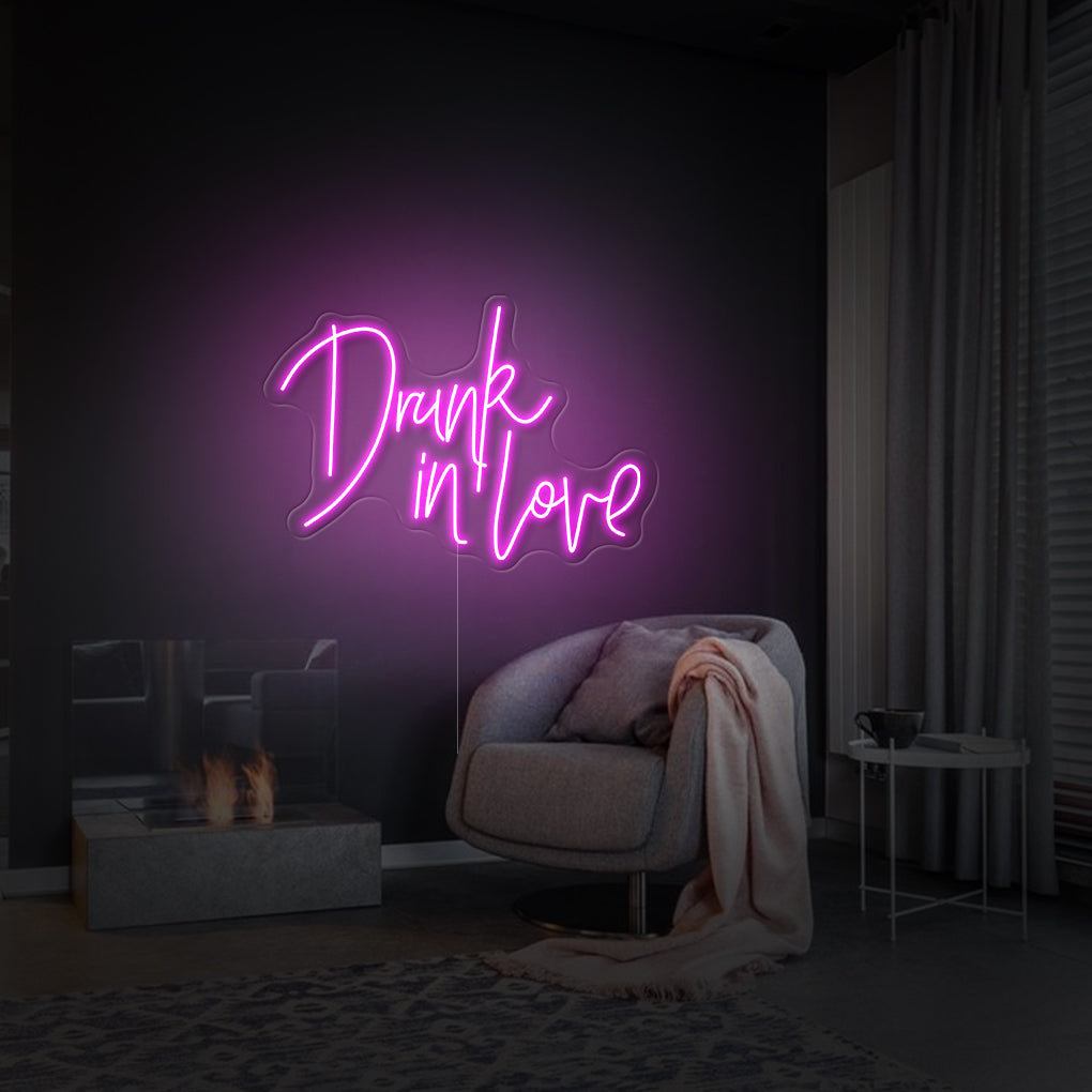 'Drunk In Love' LED Neon Sign