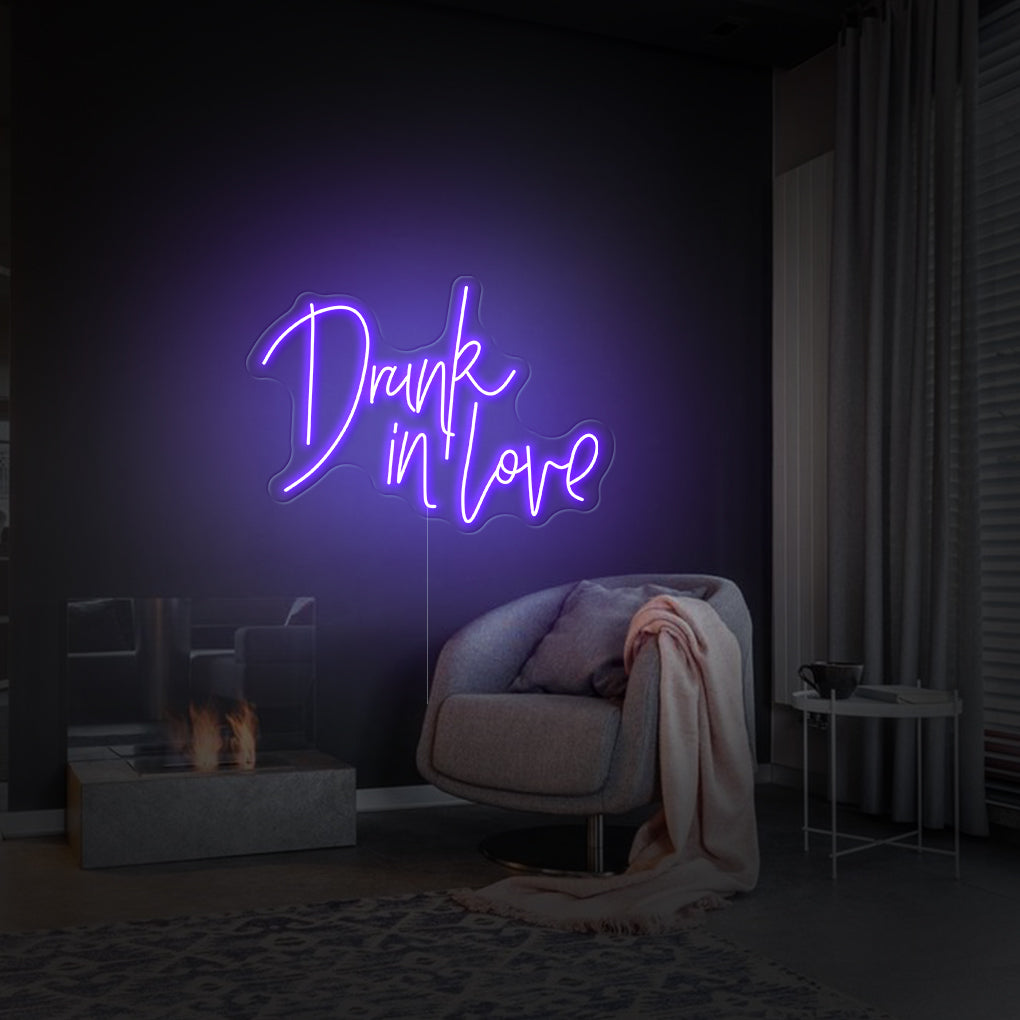 'Drunk In Love' LED Neon Sign