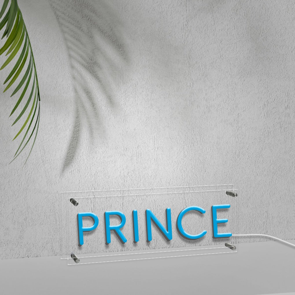 Prince LED Neon Table Sign
