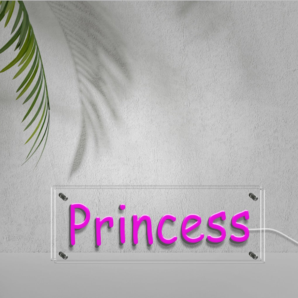 Princess LED Neon Table Sign
