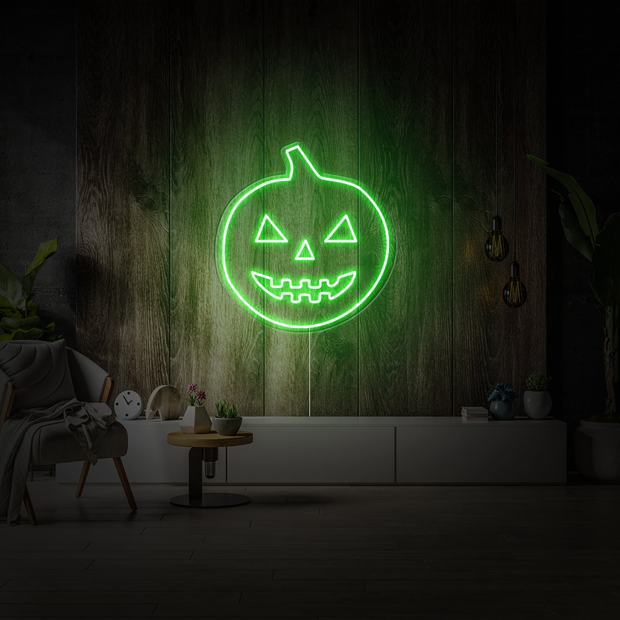 'Halloween pumkin' LED Neon Sign - Iconic Neon
