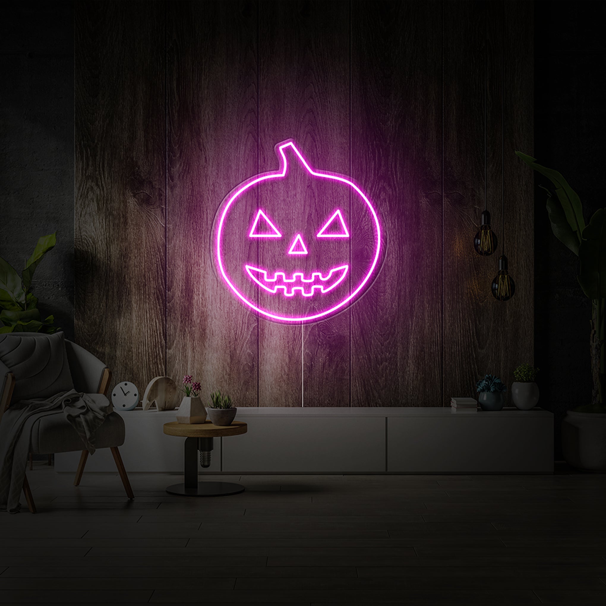 'Halloween pumkin' LED Neon Sign - Iconic Neon