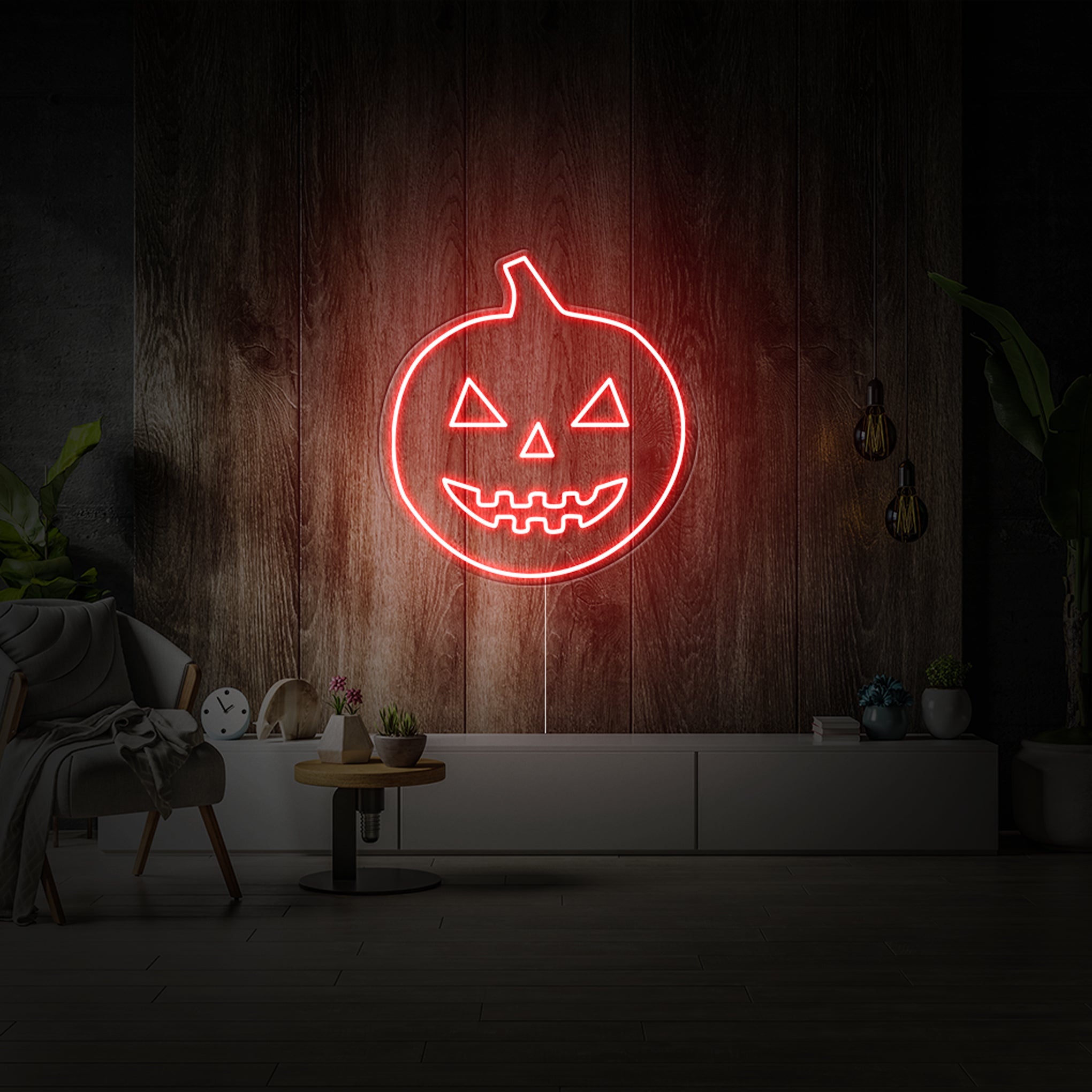 'Halloween pumkin' LED Neon Sign - Iconic Neon