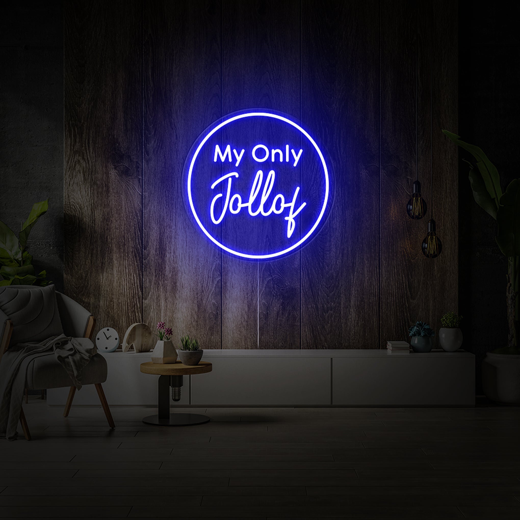 "My Only Jollof" LED Neon Sign - Iconic Neon