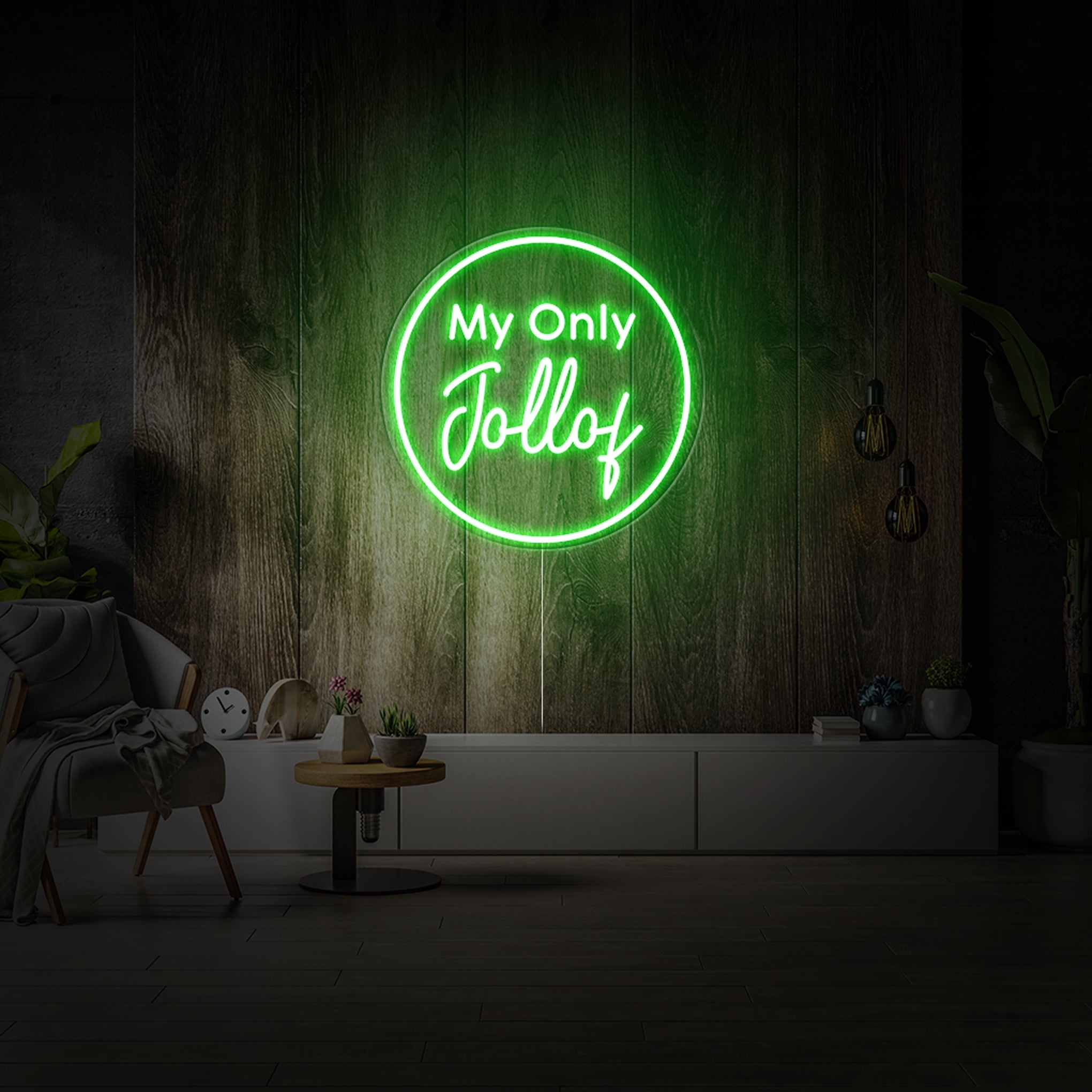 "My Only Jollof" LED Neon Sign - Iconic Neon