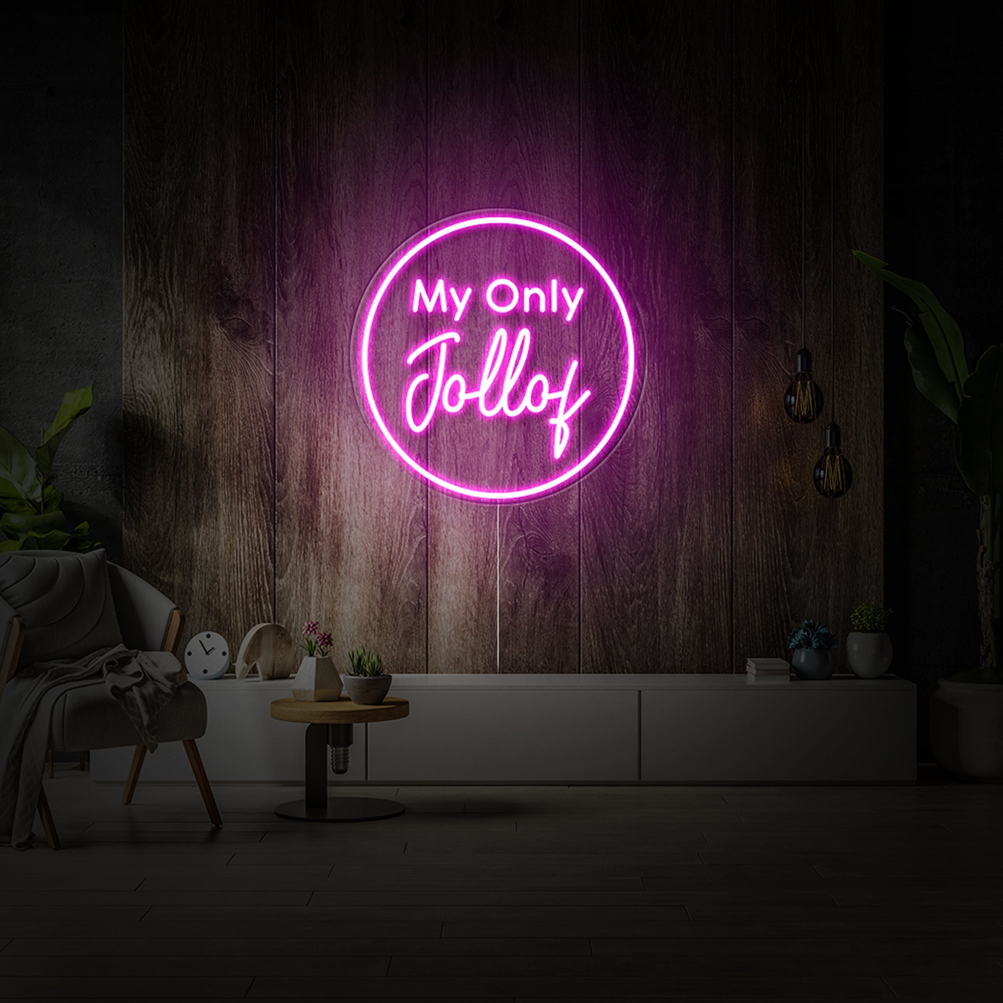 "My Only Jollof" LED Neon Sign - Iconic Neon
