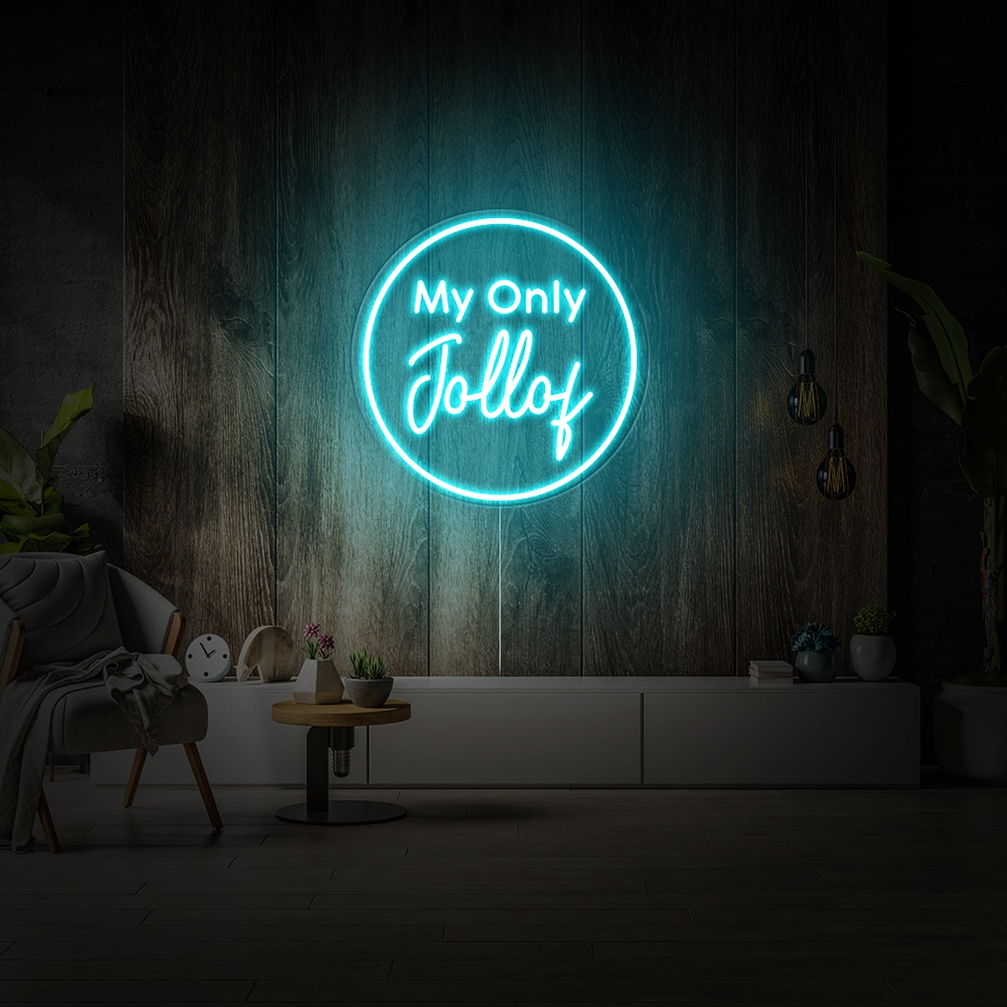 "My Only Jollof" LED Neon Sign - Iconic Neon