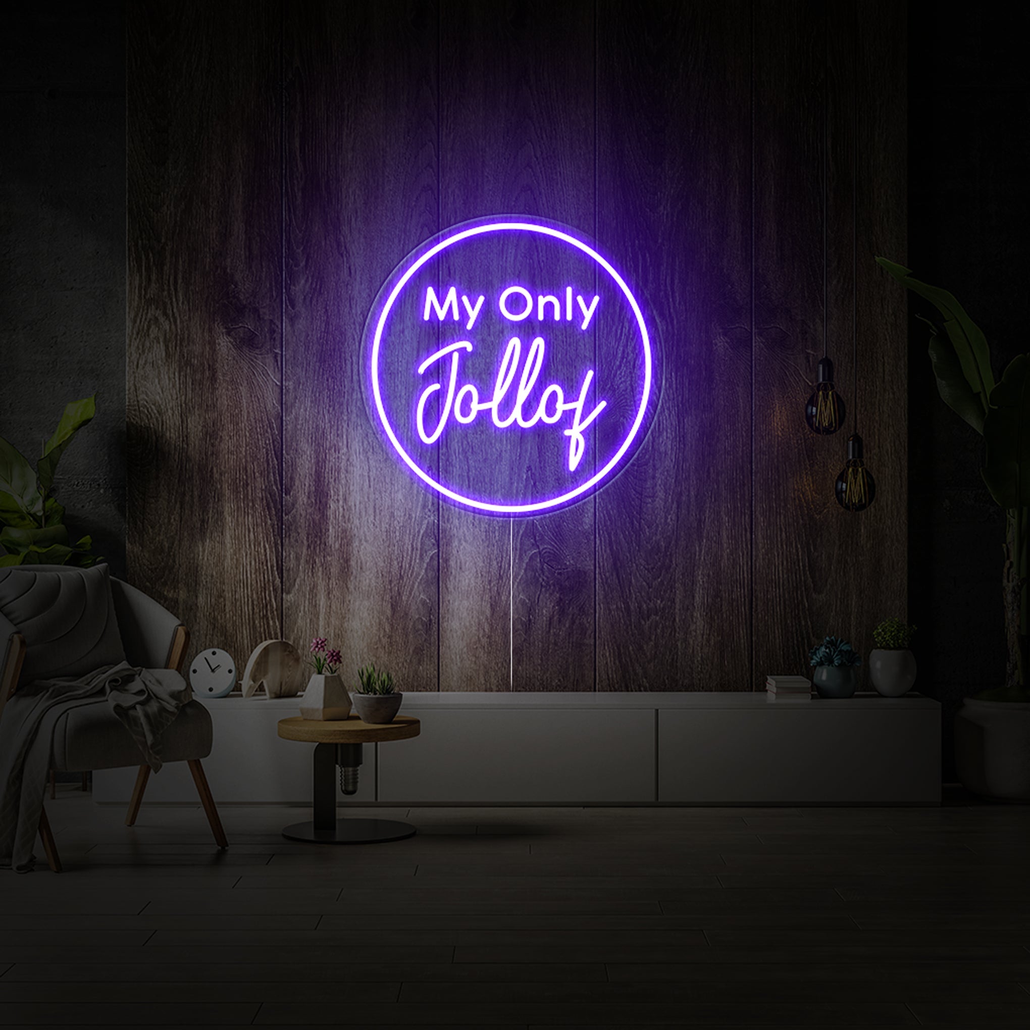 "My Only Jollof" LED Neon Sign - Iconic Neon