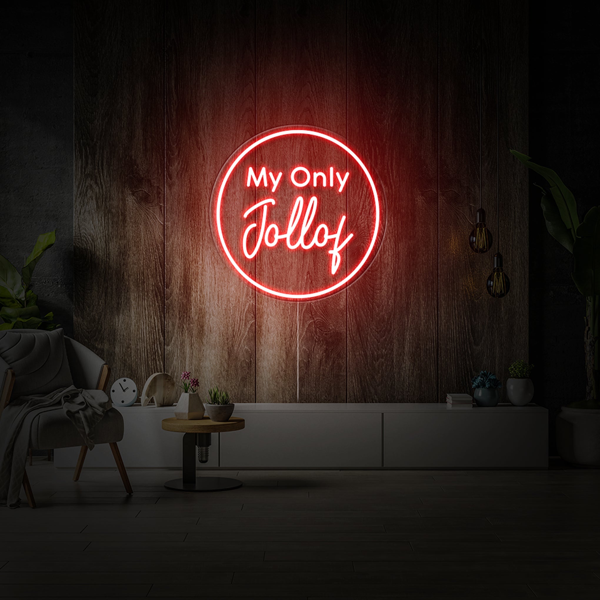 "My Only Jollof" LED Neon Sign - Iconic Neon