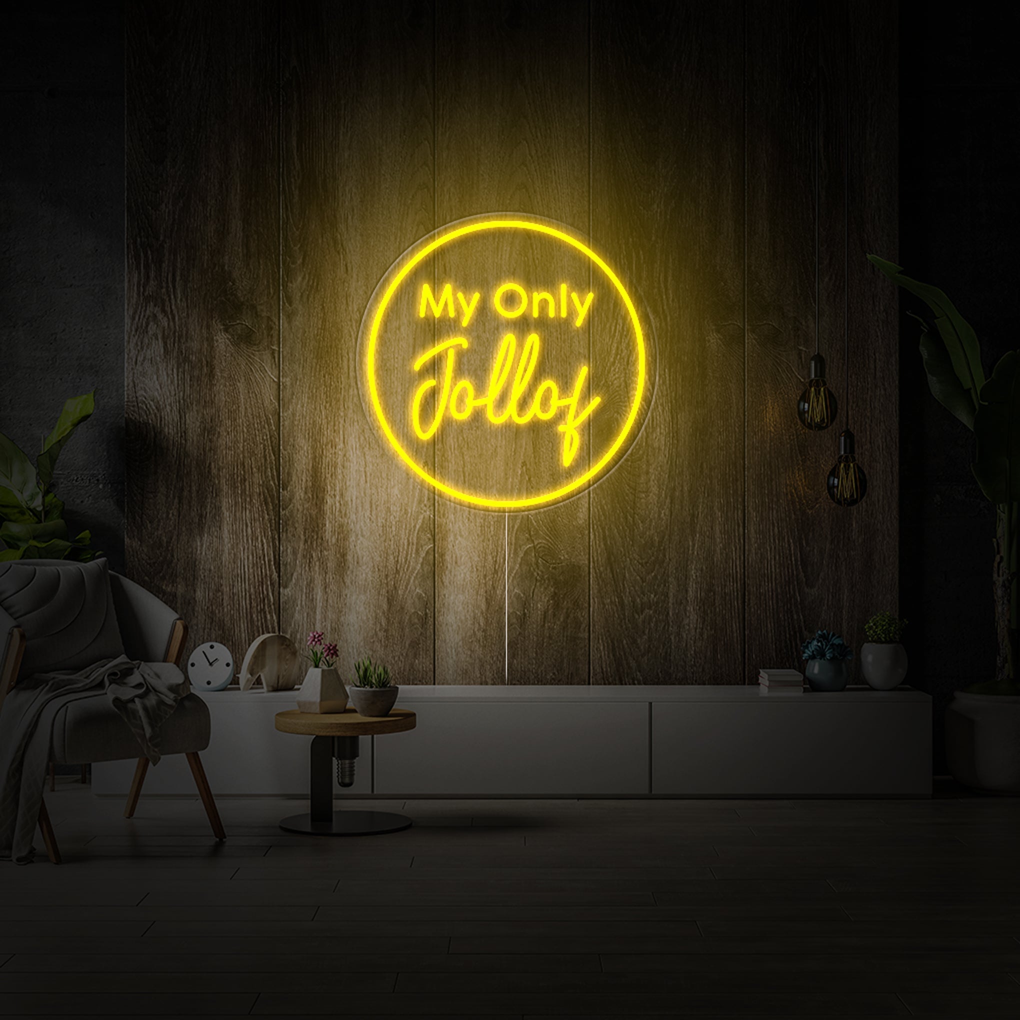 "My Only Jollof" LED Neon Sign - Iconic Neon