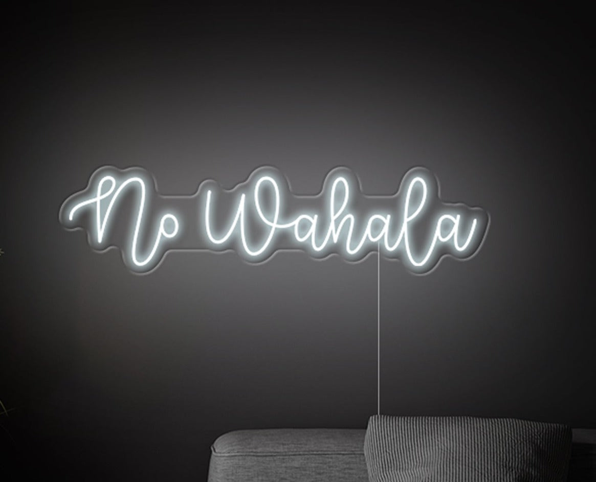 "No Wahala" LED Neon Sign - Iconic Neon