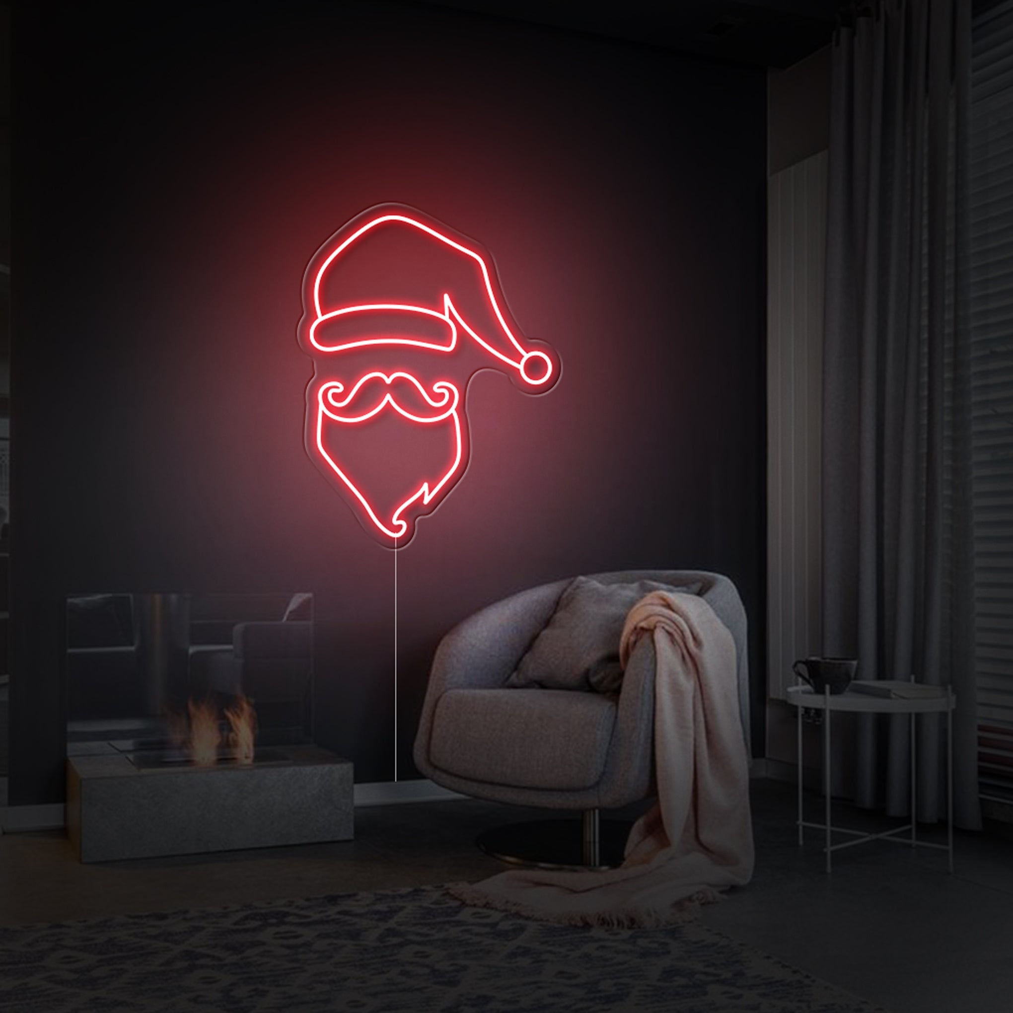 'Santa Claus' LED Neon Sign - Iconic Neon