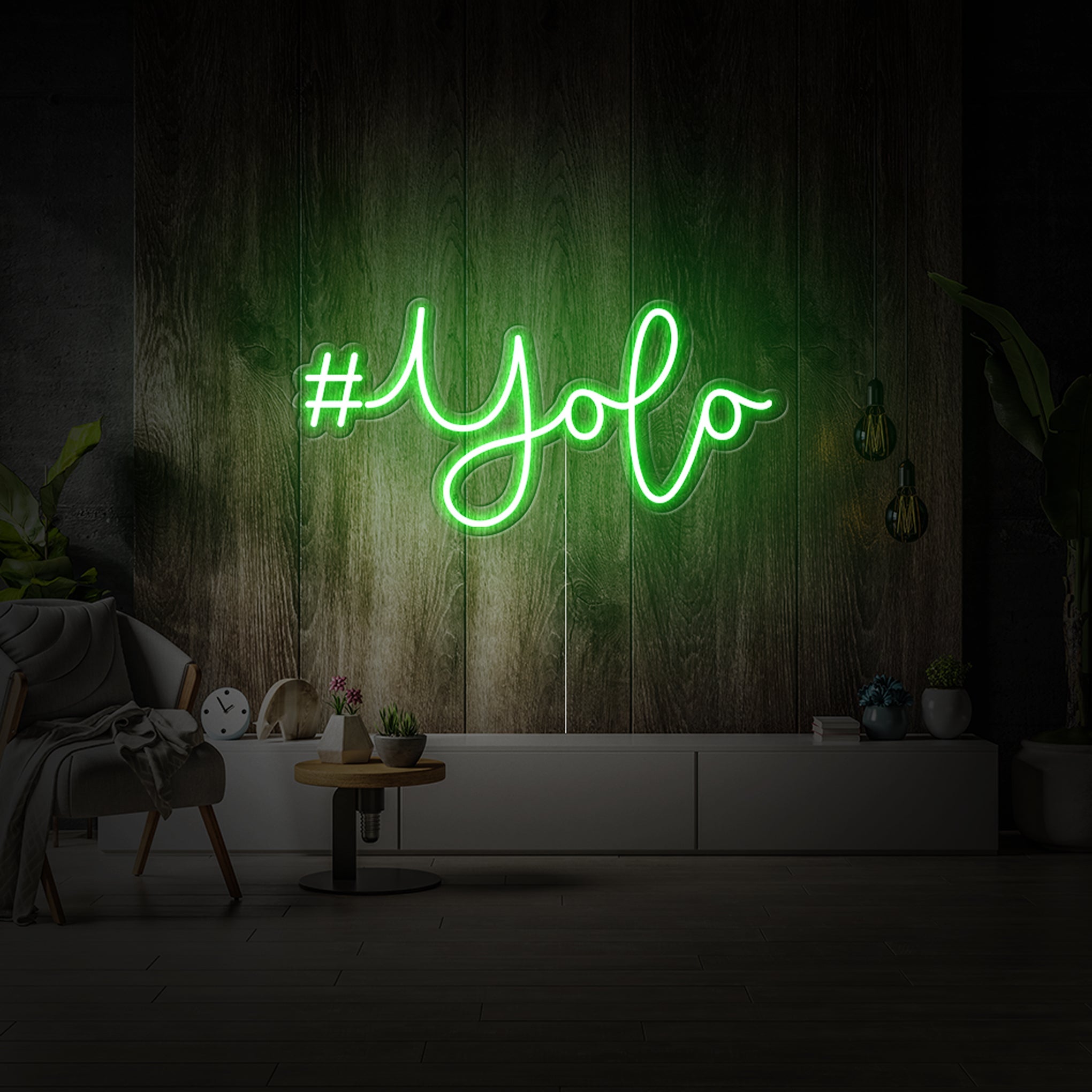 '#Yolo' LED Neon Sign - Iconic Neon