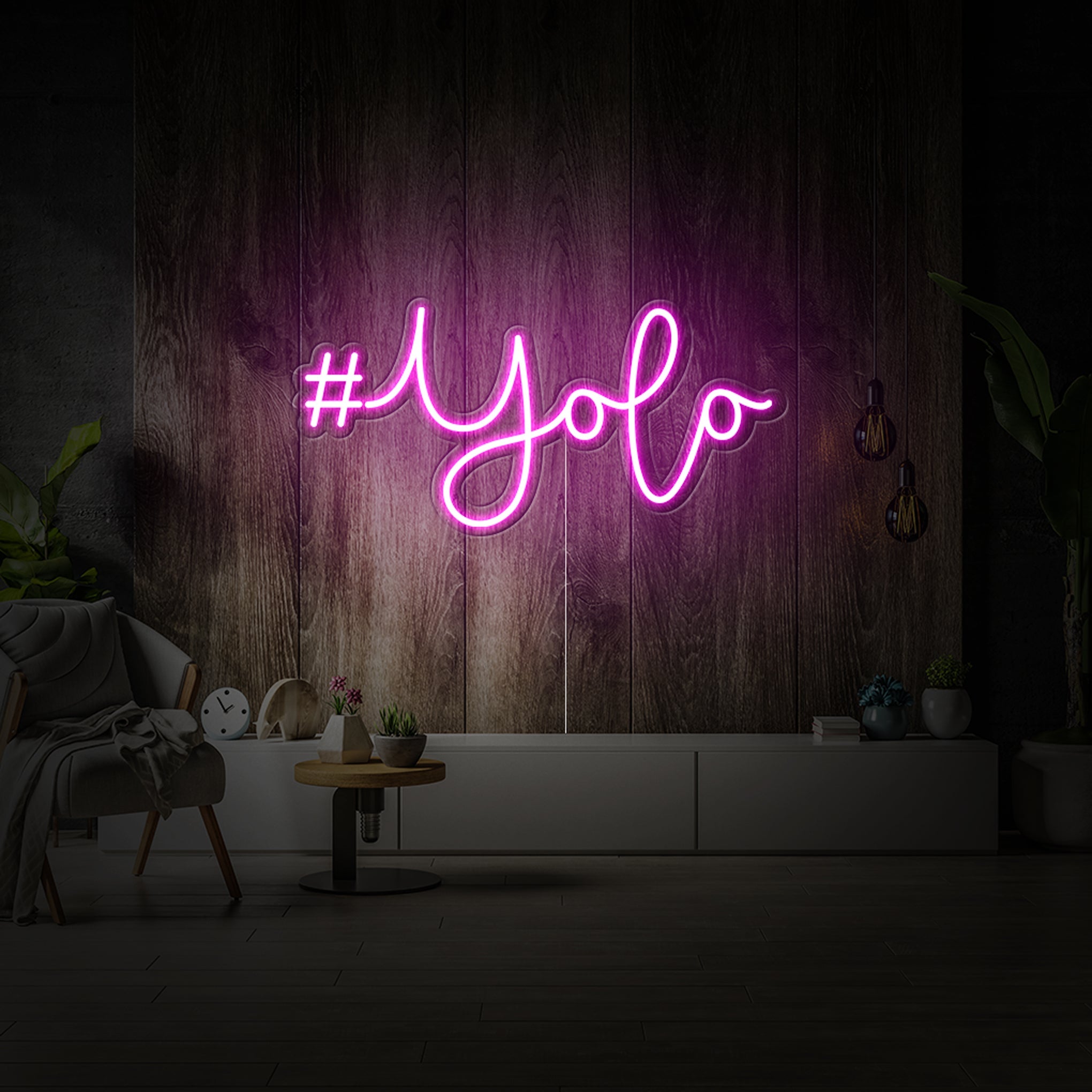 '#Yolo' LED Neon Sign - Iconic Neon