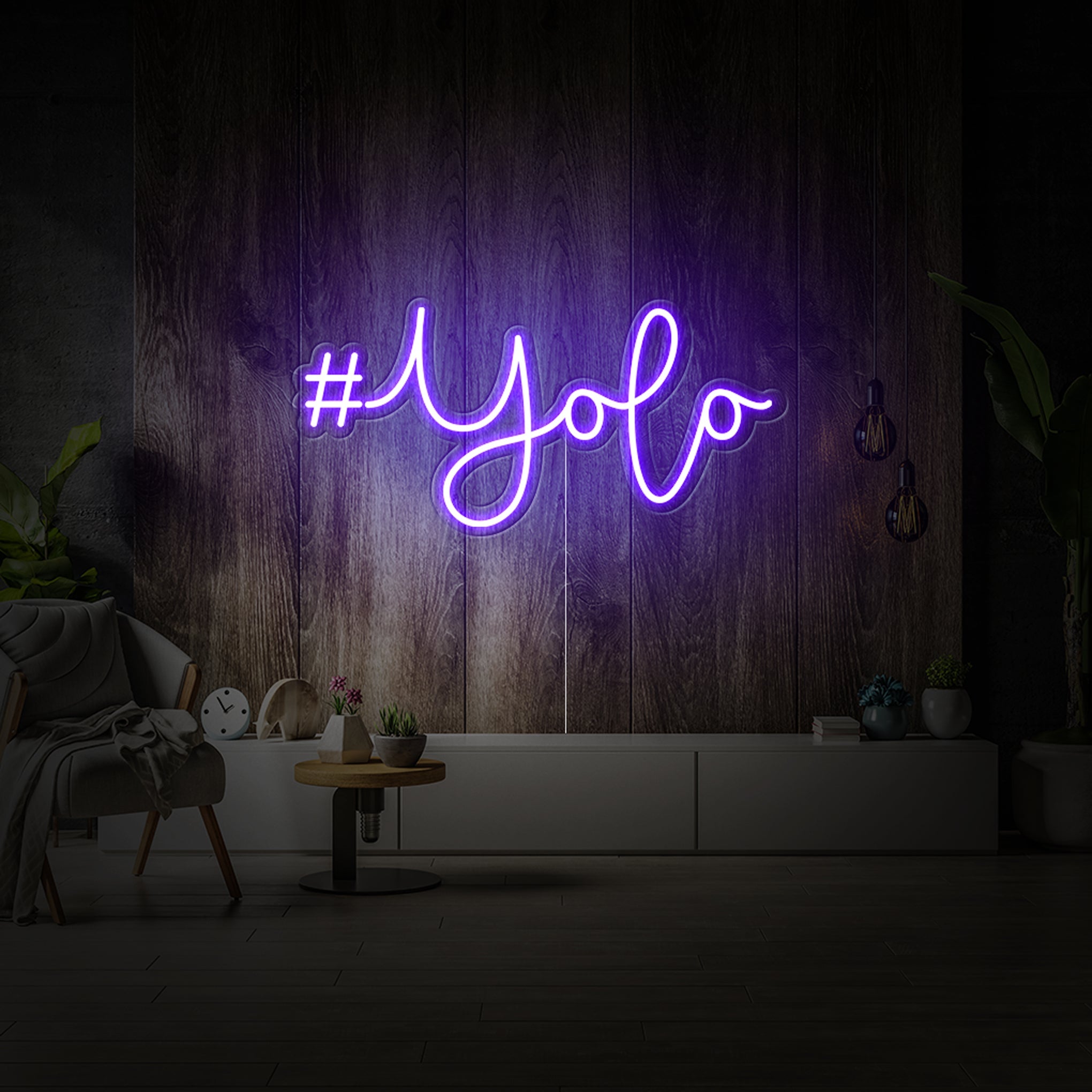 '#Yolo' LED Neon Sign - Iconic Neon