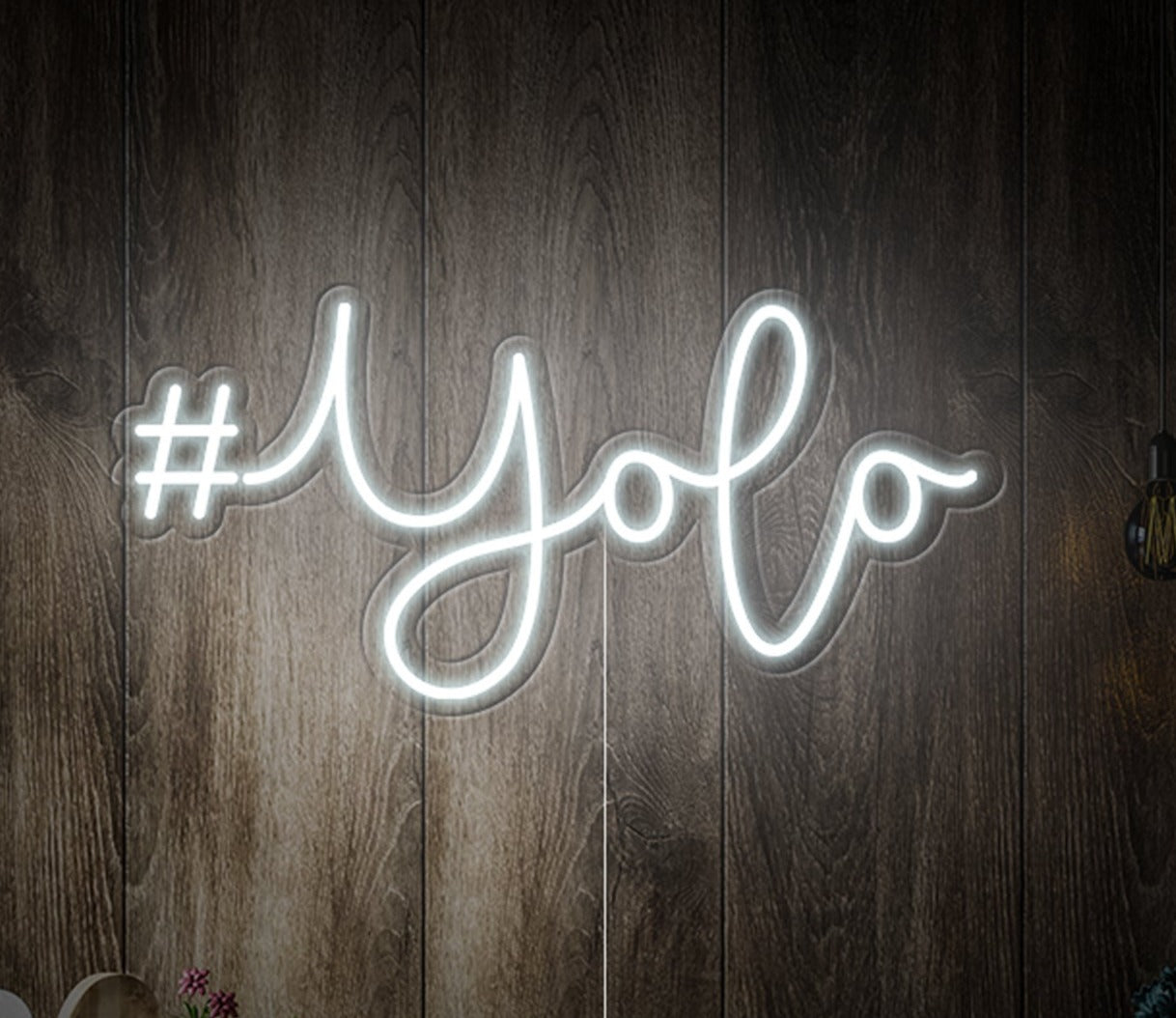 '#Yolo' LED Neon Sign - Iconic Neon