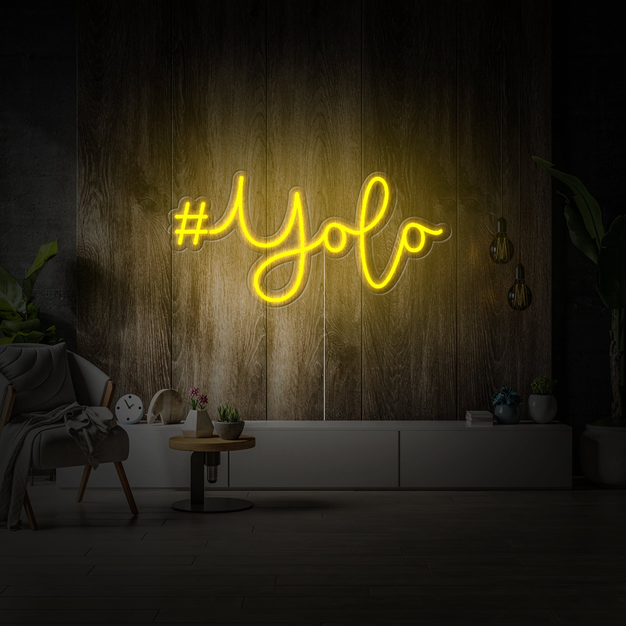 '#Yolo' LED Neon Sign - Iconic Neon