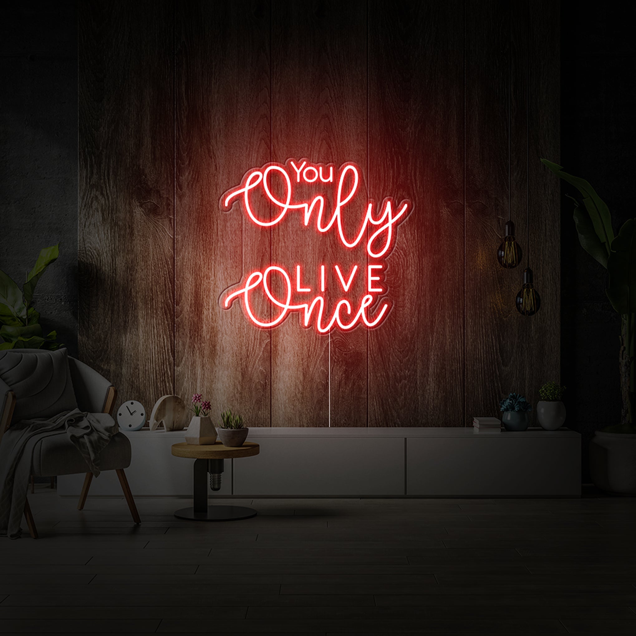 'You Only Live Once' LED Neon Sign - Iconic Neon