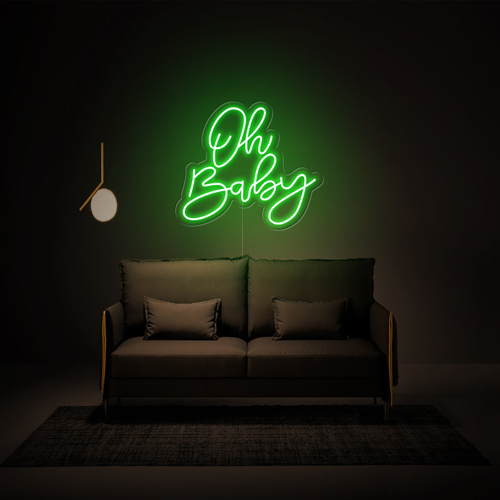 'Oh Baby' LED Neon Sign