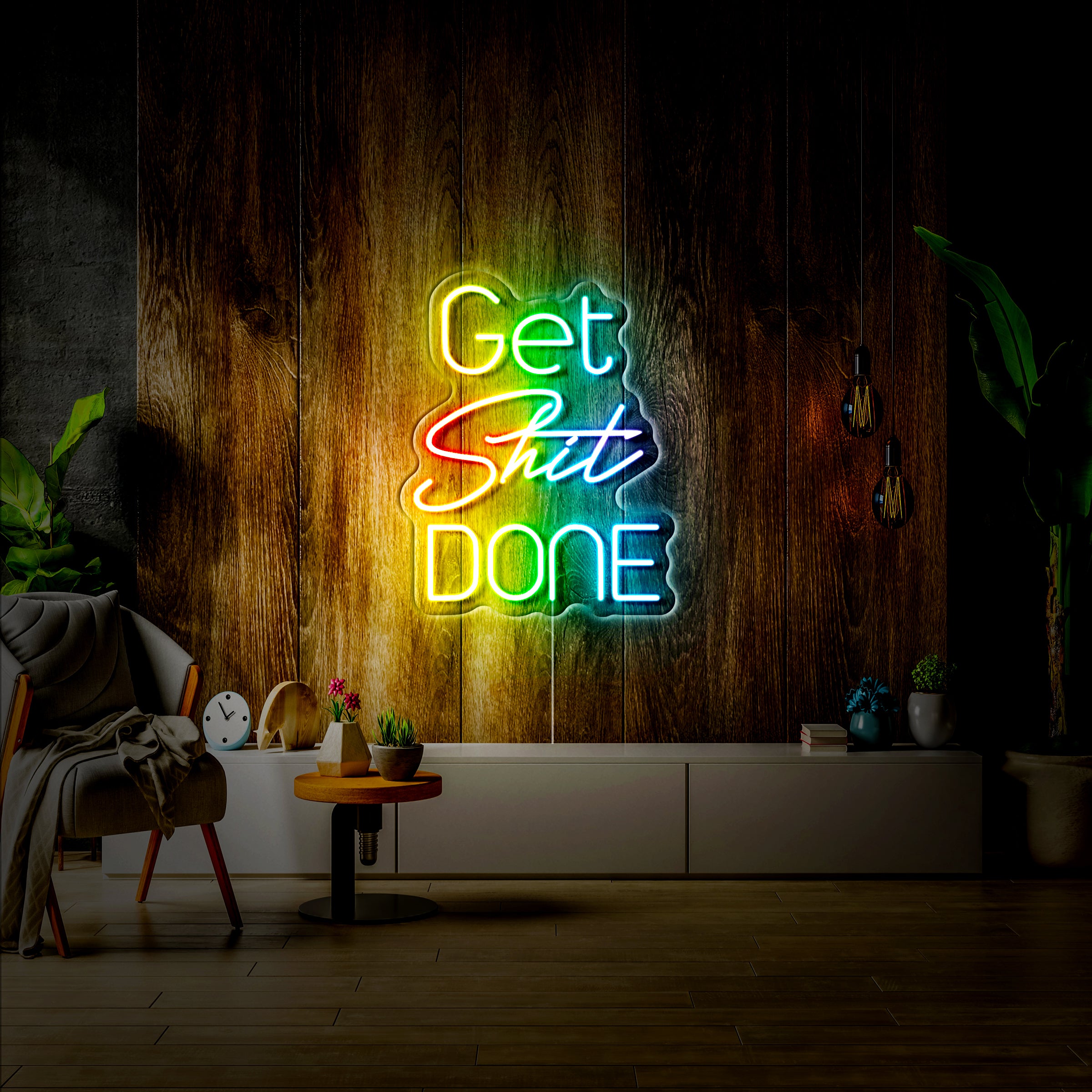 'Get Shit Done' LED Neon Sign