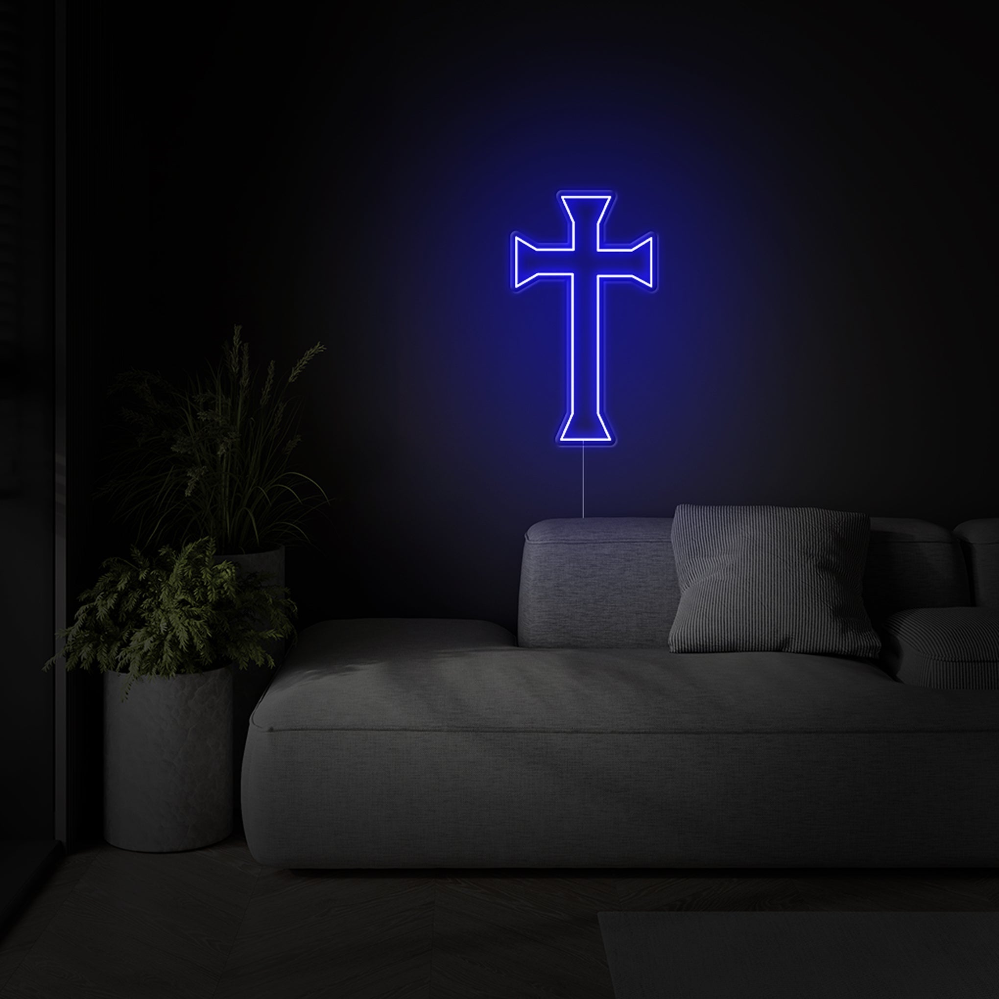 'Christian Cross' LED Neon Sign - Iconic Neon