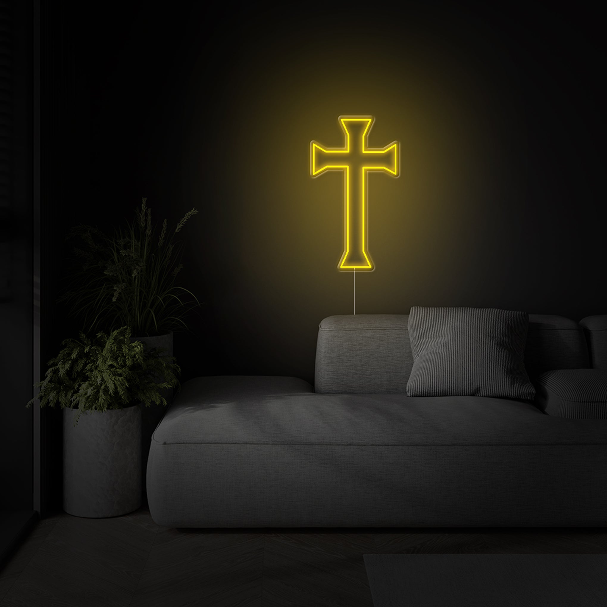 'Christian Cross' LED Neon Sign - Iconic Neon