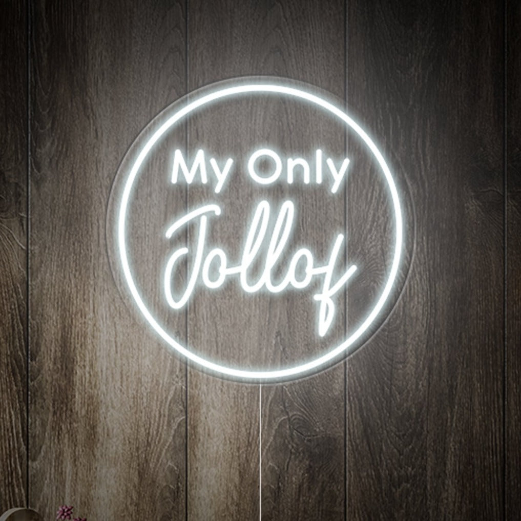 "My Only Jollof" LED Neon Sign - Iconic Neon