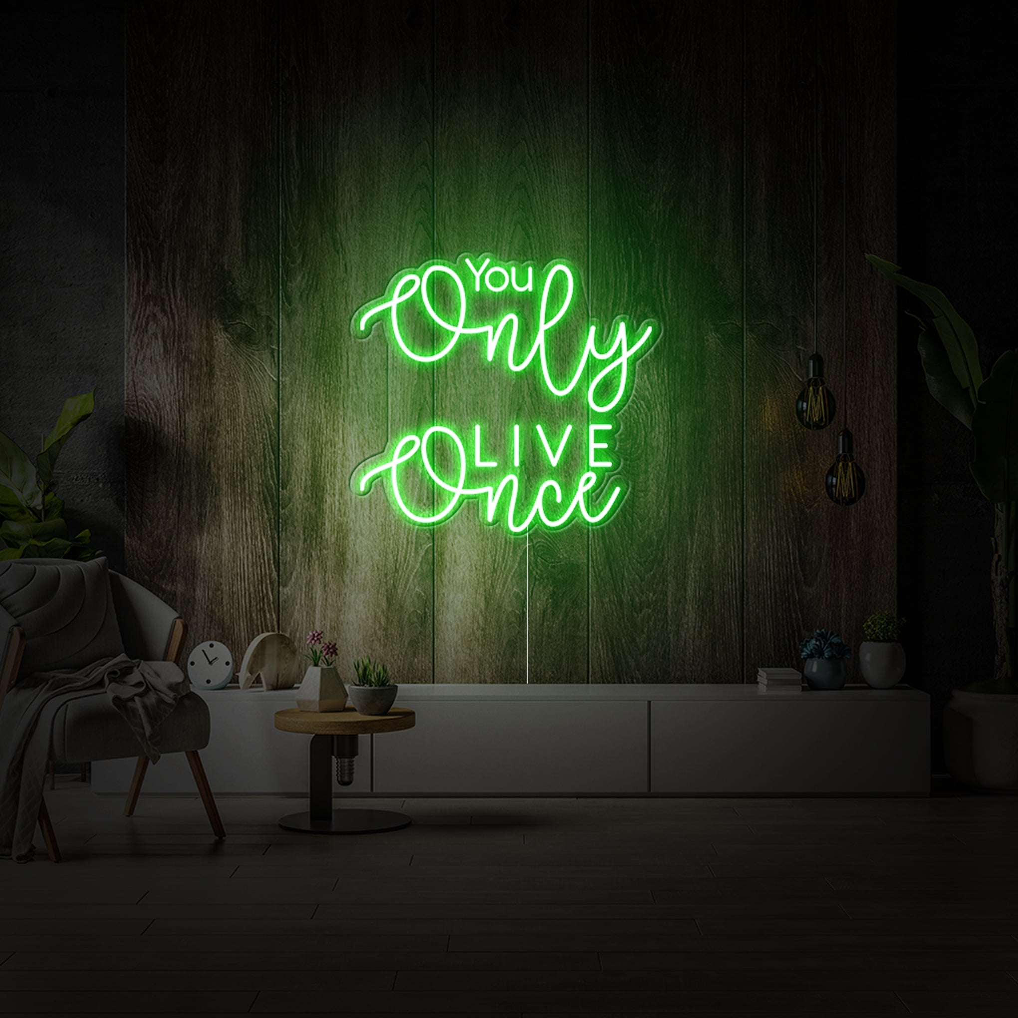 'You Only Live Once' LED Neon Sign - Iconic Neon