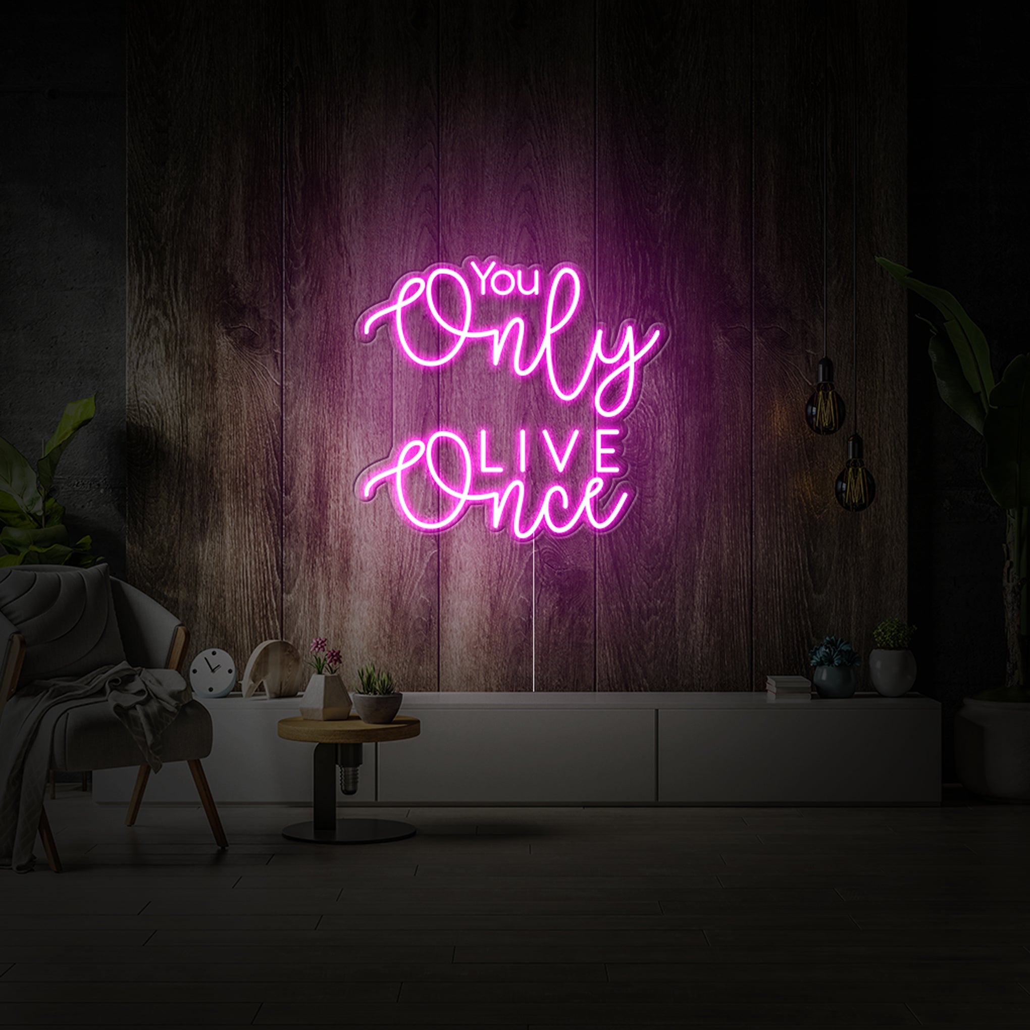 'You Only Live Once' LED Neon Sign - Iconic Neon