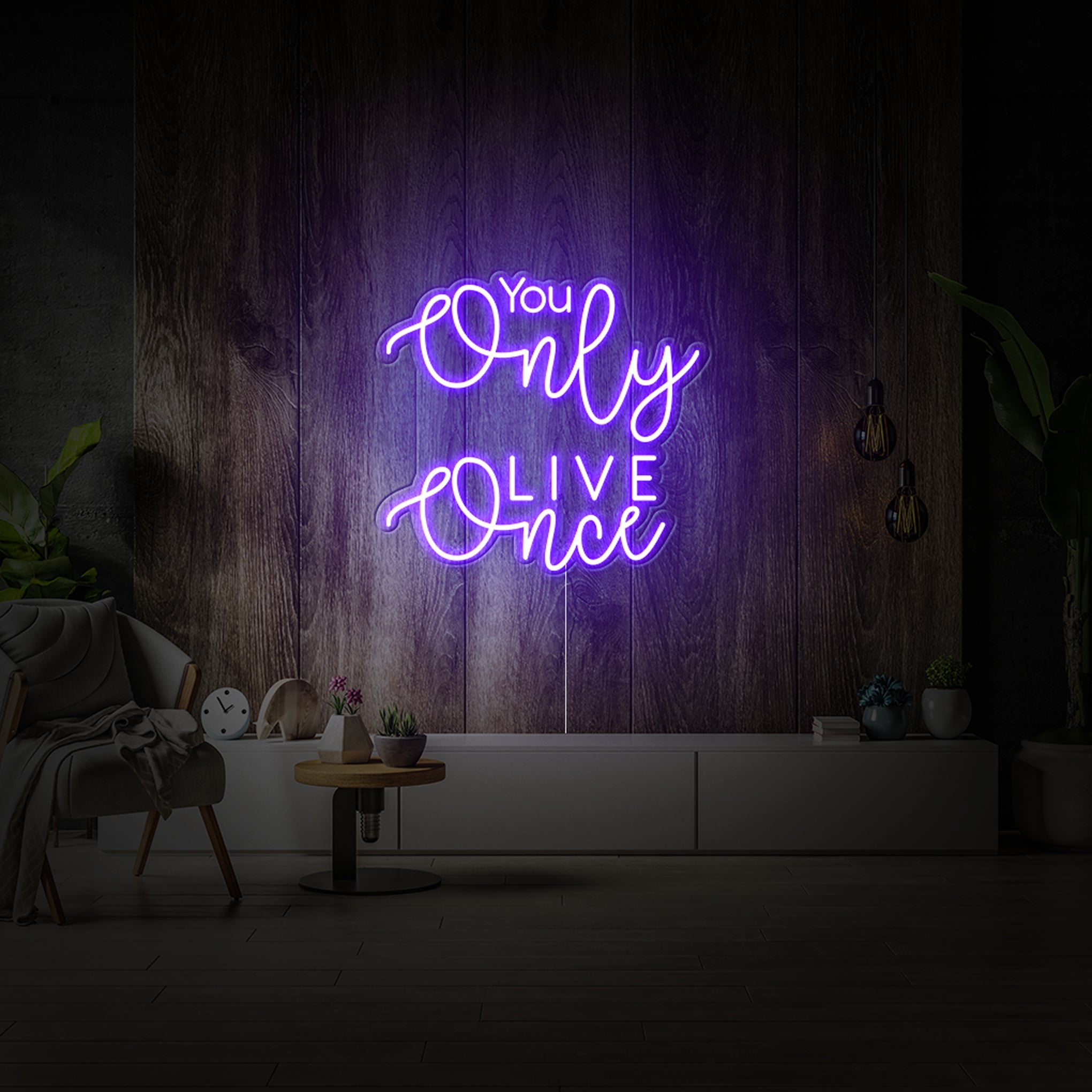 'You Only Live Once' LED Neon Sign - Iconic Neon