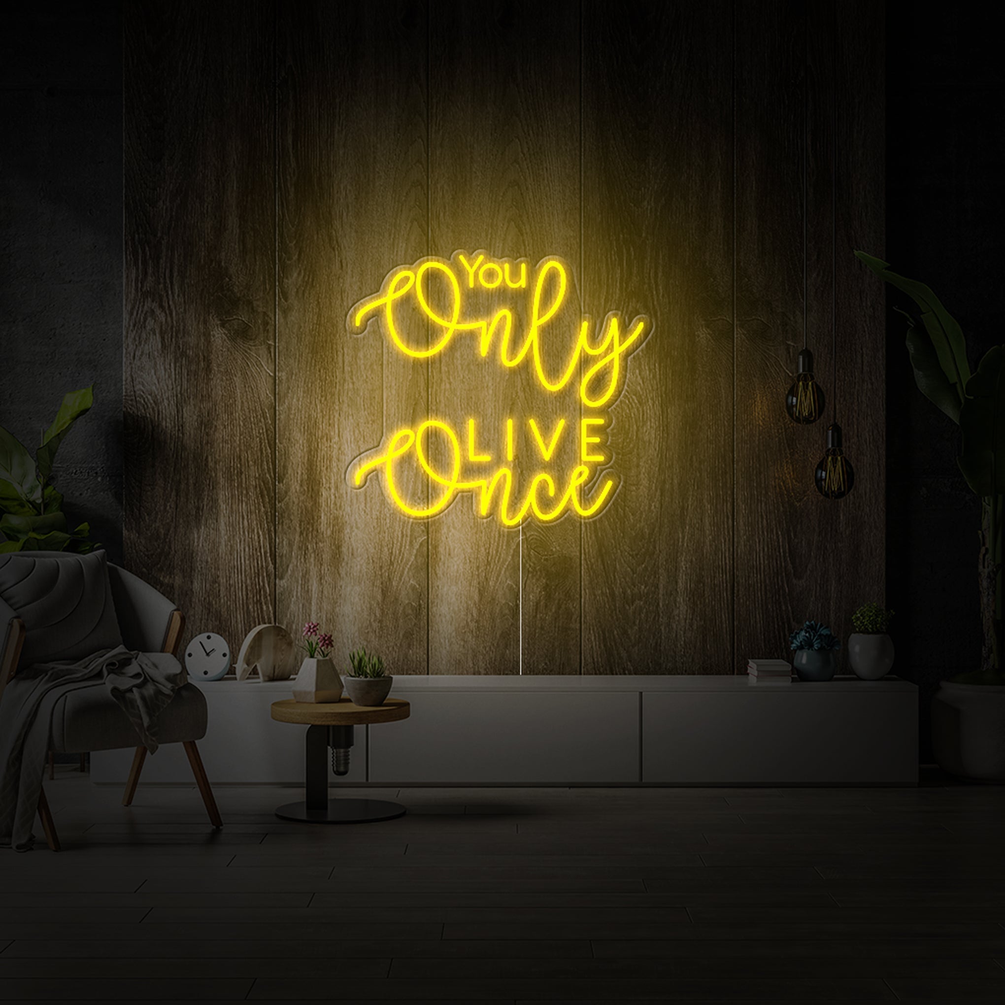 'You Only Live Once' LED Neon Sign - Iconic Neon